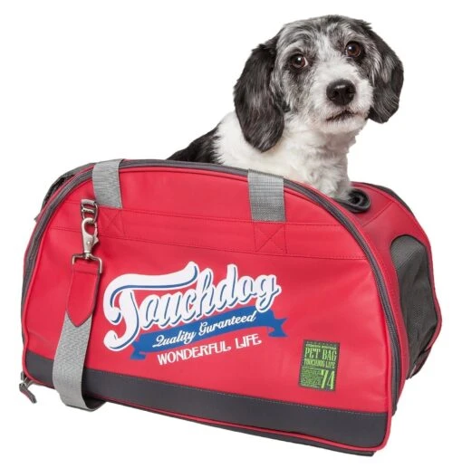 Touchdog ® Original Wick-Guard Water Resistant Airline Approved Travel Dog Carrier -Tropiclean Store touchdog r original wick guard water resistant airline approved sporty fashion travel pet dog carrier 729025