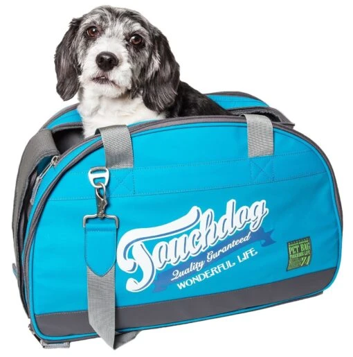 Touchdog ® Original Wick-Guard Water Resistant Airline Approved Travel Dog Carrier -Tropiclean Store touchdog r original wick guard water resistant airline approved sporty fashion travel pet dog carrier 905124