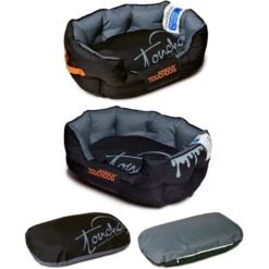 Touchdog ® 'Performance-Max' Sporty Reflective Water-Resistant Dog Bed -Tropiclean Store touchdog r performance max sporty comfort cushioned reflective water resistant fashion pet dog bed mat 692018