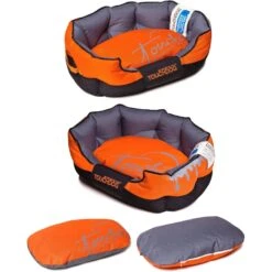 Touchdog ® 'Performance-Max' Sporty Reflective Water-Resistant Dog Bed -Tropiclean Store touchdog r performance max sporty comfort cushioned reflective water resistant fashion pet dog bed mat 866509