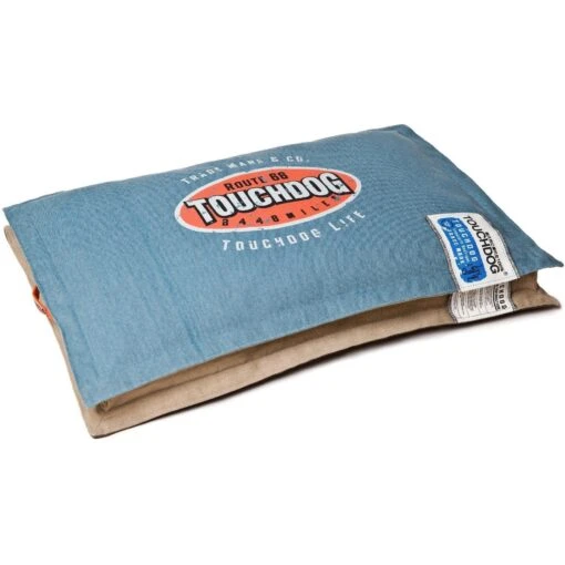 Touchdog ® 'Shock-Stitched' Sporty Reversible Rectangular Ultra-Thick Dog Mat Bed -Tropiclean Store touchdog r shock stitched sporty reversible rectangular ultra thick pet dog bed mat 893200