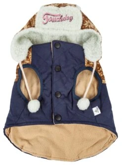 Touchdog ® 'Snowadayz' Pom Pom Hooded Fashion Dog Jacket -Tropiclean Store touchdog r snowadayz pom pom insulated and hooded dog sweater jacket 391968