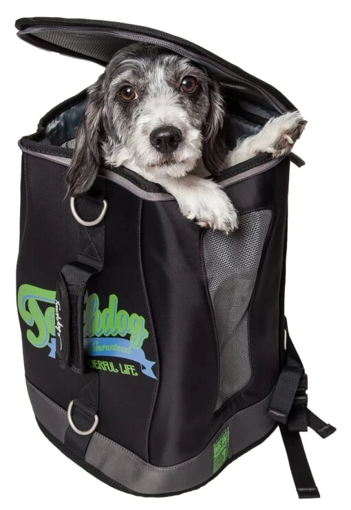 Touchdog ® 'Ultimate-Travel' 3-in-1 Airline Approved Backpack Dog Carrier -Tropiclean Store touchdog r ultimate travel 3 in 1 airline approved water resistant backpack 537667 scaled