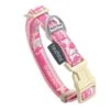 Touchdog Tough Stitched Durable Embroidered Collar And Leash - Pink -Tropiclean Store touchdog tough stitched durable embroidered collar and leash pink 497532