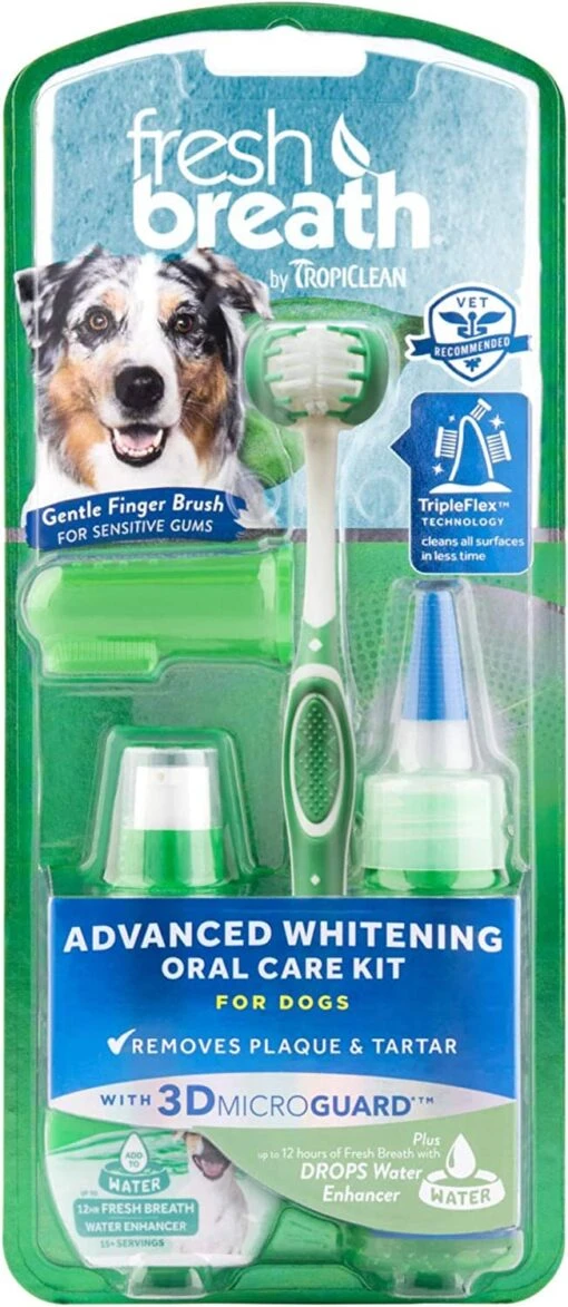 Tropiclean Advanced Whitening Oral Care Kit For Dogs - 2 Oz -Tropiclean Store tropiclean advanced whitening oral care kit for dogs 2 oz 241035