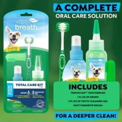 Tropiclean Fresh Breath Small Dog Total Care Kit - 2 Oz -Tropiclean Store tropiclean fresh breath small dog total care kit 2 oz 505107