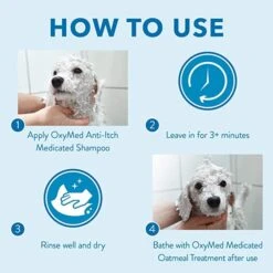 Tropiclean Oxy-Med Medicated Shampoo Cat And Dog Medicated Shampoo - 20 Oz -Tropiclean Store tropiclean oxy med medicated shampoo cat and dog medicated shampoo 20 oz 734168