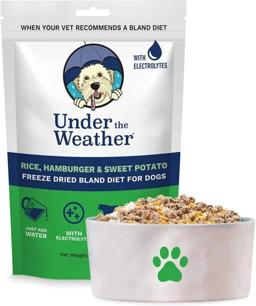 Under The Weather Hamburger, Rice & Sweet Potato Freeze-Dried Dog Food - 6 Oz -Tropiclean Store under the weather hamburger rice sweet potato freeze dried dog food 6 oz 537361