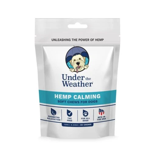 Under The Weather Hemp Chews Neuro Chewy Dog Supplements - 30 Count -Tropiclean Store under the weather hemp chews neuro chewy dog supplements 30 count 627794