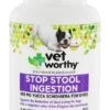 Vet Worthy Stop Stool Ingestion Tablet Chewable Dog Tablets - 60 Capsule Bottle -Tropiclean Store vet worthy stop stool ingestion tablet chewable dog tablets 60 capsule bottle 229548