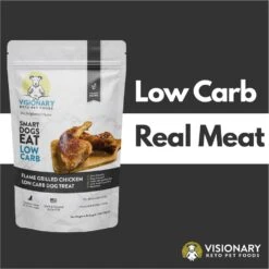 Visionary Pet Chicken Recipe Low Carb Keto Treats For Dogs -Tropiclean Store visionary pet chicken recipe low carb keto treats for dogs 439575