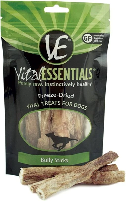 Vital Essentials 5pc Freeze-Dried Bully Sticks Freeze-Dried Dog Treats - 6 Oz -Tropiclean Store vital essentials 5pc freeze dried bully sticks freeze dried dog treats 6 oz 464187