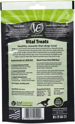 Vital Essentials 5pc Freeze-Dried Bully Sticks Freeze-Dried Dog Treats - 6 Oz -Tropiclean Store vital essentials 5pc freeze dried bully sticks freeze dried dog treats 6 oz 699764