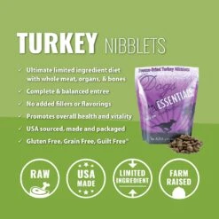 Vital Essentials Nibblets Turkey Entrée Freeze-Dried Dog Food - 1 Lb -Tropiclean Store vital essentials nibblets turkey entree freeze dried dog food 1 lb 723934