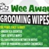 Wee Away Grooming Wipes Green Tea - Mini Size Cat And Dog Wipes - 10 Wipes Per Pack - 10 Packs -Tropiclean Store wee away grooming wipes green tea mini size cat and dog wipes 10 wipes per pack 10 packs 396478