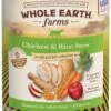 Whole Earth Farms Healthy Grains Chicken & Rice Canned Dog Food - 12.7 Oz - Case Of 12 -Tropiclean Store whole earth farms healthy grains chicken rice canned dog food 127 oz case of 12 170344