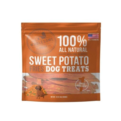 Wholesome Pride Sweet Potato Fries Dog Dehydrated Treats - 1 Lb Bag -Tropiclean Store wholesome pride sweet potato fries dog dehydrated treats 1 lb bag 122814