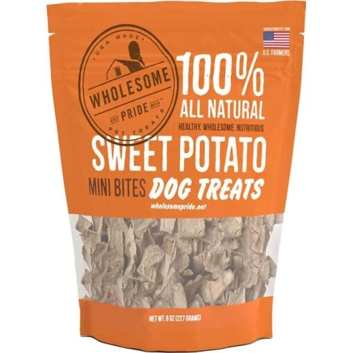 Wholesome Pride Sweet Potato Mini Bites Dog Dehydrated Treats - 8 Oz Bags -Tropiclean Store wholesome pride sweet potato mini bites dog dehydrated treats 8 oz bags 168437